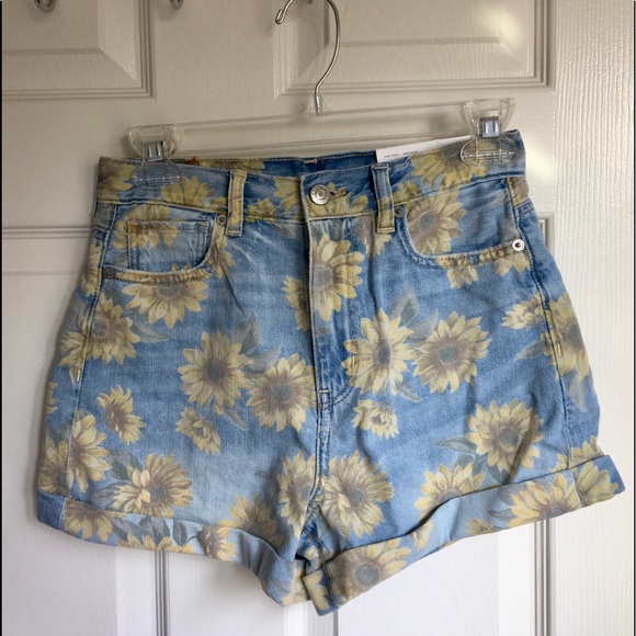 Nwt American Eagle Light Blue Sunflower 